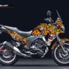 Decal Stiker KAWASAKI VERSYS 250 TIGER CAMOUFLAGE V2